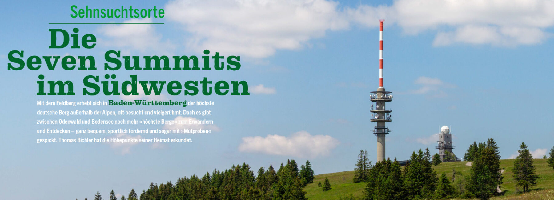 Die Seven Summits im Südwesten